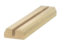Oak TB Baserail 13mm Groove For Iron Square End Spindles Inc Infill
