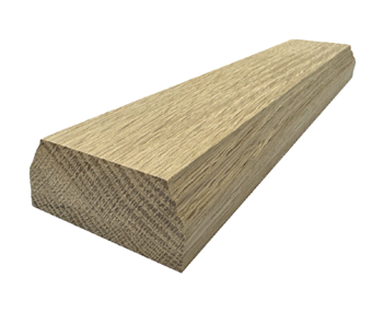 Oak Baserail 2.4mtr ungrooved