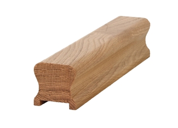 Oak HDR Handrail 1.2mtr 41mm groove with infill