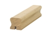 Oak HDR Handrail 1.2mtr 8mm Groove For Glass Inc Infill