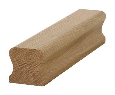 Oak HDR Handrail 2.4mtr Ungrooved