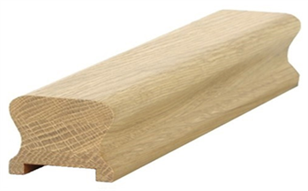 Oak HDR Handrail 3.0mtr 55mm groove with infill