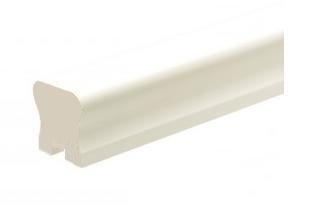 White Primed Handrail 2.4mtr - 10mm groove with infill
