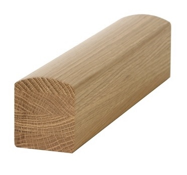 Oak Contemporary Handrail 2.4mtr Ungrooved Pat-800