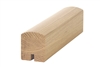 Oak Contemporary Handrail 2.4mtr 10mm x 25mm Groove For Glass Inc Infill Pat-800