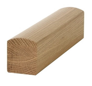 Oak Contemporary Handrail 3.6mtr Ungrooved Pat-800