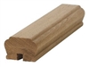 Oak Newark Handrail 1.2mtr 10mm x 25mm Groove For Glass Inc Infill Pat-164