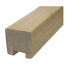 Oak Square Handrail 2.4mtr - 41mm groove with infill