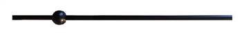 Iron Black Orb Round Rake Spindle