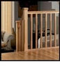 Oak 41mm Stop Chamfer Stair and Landing Balustrade Kit With Infil