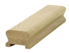 Oak LHR Handrail 1.2mtr 41mm groove with infill