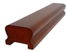 Dark Hardwood LHR Handrail 1.8mtr 32mm groove with infill
