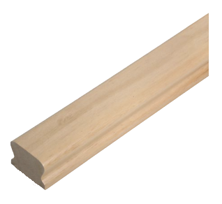 Hemlock LHR Handrail 1.8mtr ungrooved