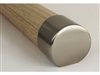 Mopstick Brushed Nickel Handrail End Cap