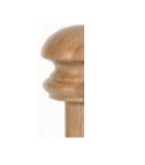 Oak Mushroom Half Newel Cap 120mm