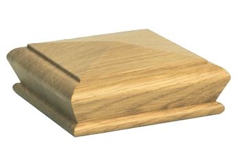 Oak Pyramid Newel Cap 120mm