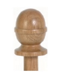 Oak Acorn Newel Cap 120mm