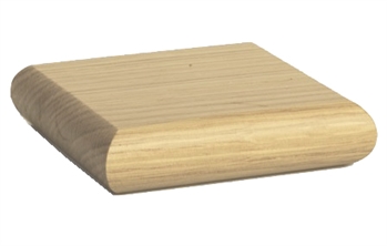 Oak Flat Newel Cap 70mm