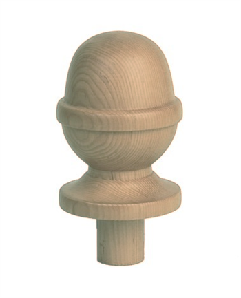 Hemlock Acorn Newel Cap 90mm