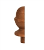 Ash Acorn Newel Half Cap 90mm