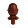 Dark Hardwood Acorn Newel Cap 90mm