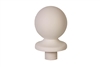 White Primed Ball Newel Cap 90mm