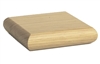 Oak Flat Newel Cap 90mm