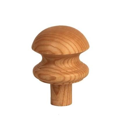 Ash Mushroom Newel Cap 90mm