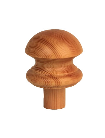 Pine Mushroom Newel Cap 90mm