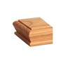 Ash Pyramid Newel Half Cap 90mm