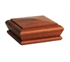 Dark Hardwood Pyramid Newel Cap 90mm