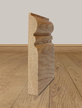 Solid Oak Skirting Board Profile 6
