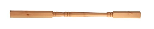 Pine Georgian Turned 41mm Spindle 900 x 41 x 41mm