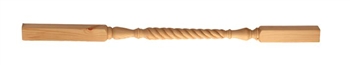 Pine Barley Twist 41mm Spindle 1100 x 41 x 41mm