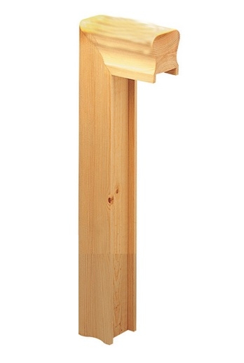 Pine Handrail Vertical Turn