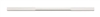 White Primed Stop Chamfer Spindle 41mm 1100 x 41 x 41mm