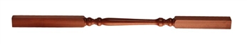 Dark Hardwood Colonial Turned 41mm Spindle 1100 x 41 x 41mm