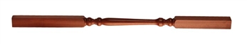 Dark Hardwood Colonial Turned 41mm Spindle 900 x 41 x 41mm