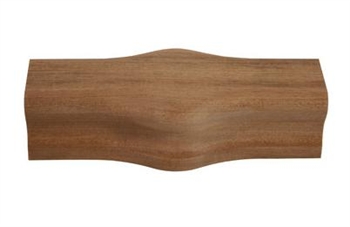 Dark Hardwood Handrail Straight Cap