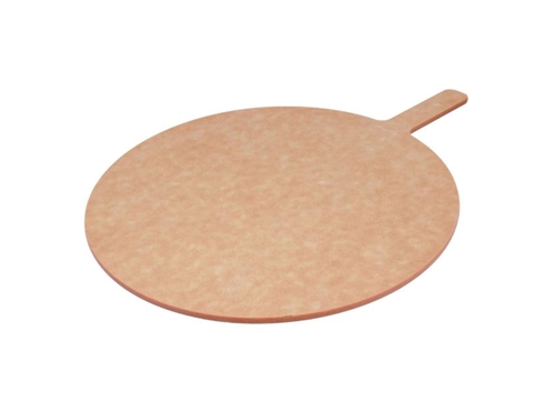 Pizza Peel, Pressed Wood, 18" Round Blade, 23" Overall Length, MP1823 by California Cooking.