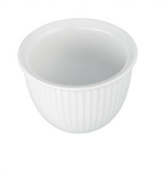 Custard Cup, 7oz Fluted - White, 900010 by BIA Cordon Bleu.
