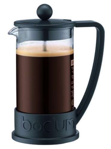 French Press, 3 Cup Coffee Maker, Black - 10948-01 by Bodum