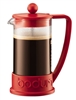 French Press, 3 Cup Coffee Maker, Red - 10948-294 by Bodum