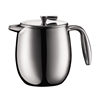 French Press, 4 Cup Coffee Maker, Stainless - 11055-16 by Bodum