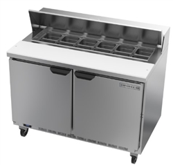 Beverage Air Sandwich Top Refrigerated Counter, 2-dr, 48"W - SPE48HC-12