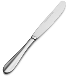 Dinner Knife,  Solid Handle "Euro Style" "Monroe Pattern" - Stainless, S112 by Bon Chef.