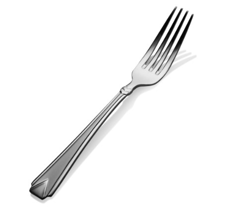 Bon Chef Gothic European Dinner Fork, 8.60", 18/10 Stainless Steel - S1306