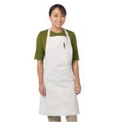 Apron, Economy Bib With Pen Pocket - White, 600BAW by Chef Revival.