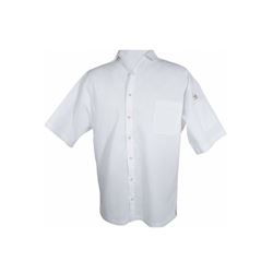 Chef Shirt, Unisex Half Sleeve - White - Large, CS006WH-L by Chef Revival .