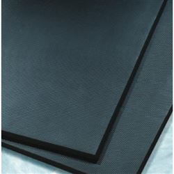 Floor Mat, VIP-Black Cloud, Solid Top Anti-Fatigue - Black, 2200-35 by Cactus Mat.